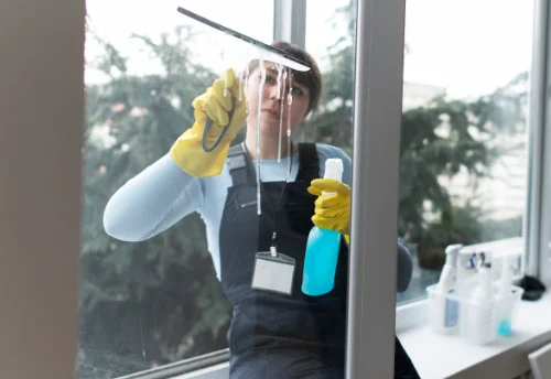 Nettoyage de vitres intérieures et extérieures à Courgenard